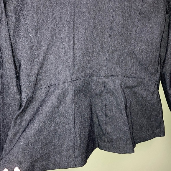 Renuar Black and Gray Blazer Tailored Fit Notched Lapel - Picture 8 of 13